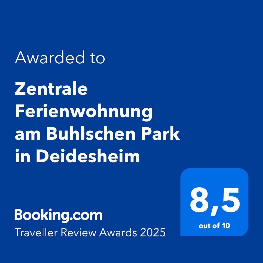 Zentrale Ferienwohnung Am Buhlschen Park In Дайдесхайм Экстерьер фото